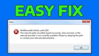 How To Fix ShellExecuteEx Failed Error in Windows