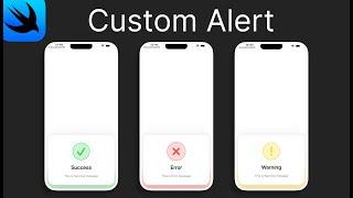 SwiftUI Tutorial:Custom Alerts with animation