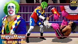 WWF WrestleMania: The Arcade Game - Doink the Clown (Arcade / 1995) 4K 60FPS