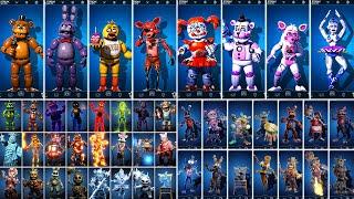 FNAF 1 2 3 4 5 6, UCN & AR DLC Skins Workshop Animations