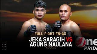 Cepat Banget! Jeka Saragih VS Agung Maulana || Full Fight One Pride MMA FN-40