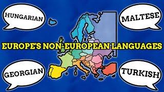 European Languages That Aren't European