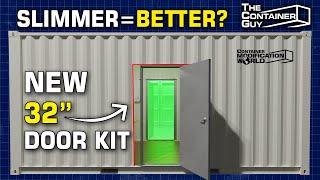 How To Install A Door On A Shipping Container: DIY Kit