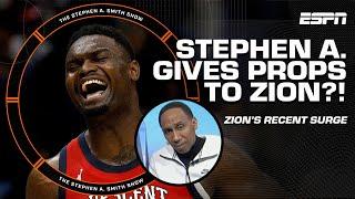 Zion's HUGE IMPROVEMENT leads Stephen A. to GO BACK ON his comments  | The Stephen A. Smith Show