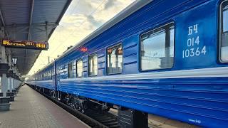 Overnight train No. 604 | Brest - Gomel | Belarusian Railway