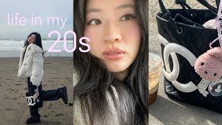 life in my 20s  ݁˖  weekend trip to sf, skincare routine, productive days, valentine's day date