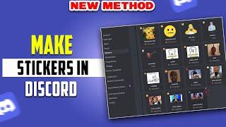 How to make stickers in discord 2024 | How to Make Custom Discord Stickers