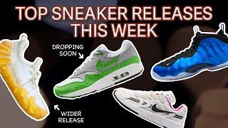 2024 Top Sneaker Releases This Week Air Max 1 Patta Jam Futura Foamposite Royal Crocs Juniper Salehe