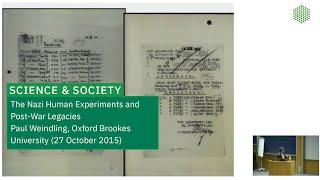 EMBL Forum Science and Society Seminar: Paul Weindling - The Nazi Human Experiments