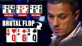 The MOST BRUTAL Poker Flop EVER ️ Best Poker Clips ️ PokerStars