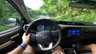 Asi es manejar la Hilux SR 2024 - POV DRIVE