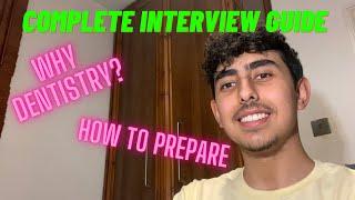 Everything You Need To Know To Smash Your Dental Interview | Example answer and in depth advice