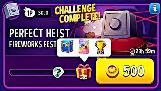 500 coin fireworks festival bombs away perfect heist solo challenge match masters gameplay.