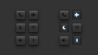 CSS 3D Glowing Checkbox Buttons