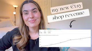 HOW MUCH MONEY I MADE WITH MY NEW ETSY - exposing my revenue + my Etsy shop got shut down