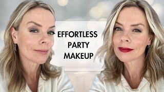 Create an effortless party makeup with me