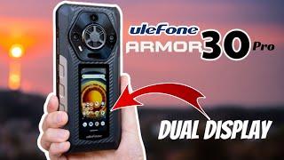 ULEFONE ARMOR 30 PRO -  A Unique rugged phone with dual screen and 12,800mAh battery. (Spec Video)