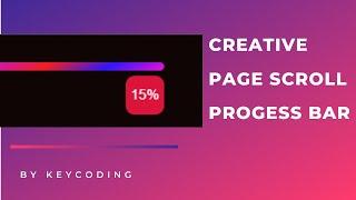 Page Scroll Progress Bar using Html CSS and jQuery