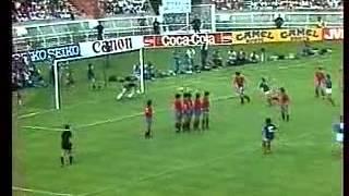 Gol Platini a Arconada 1984