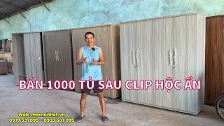 Bán hàng 100 Tủ quần áo gỗ công nghiệp đẹp giá rẻ sau clip hộc ẩn