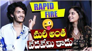 Fun Rapid Fire With Court Movie Team Harsh Roshan,  Sridevi | TFPC