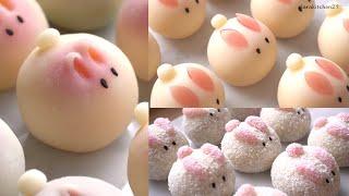 3 Types of Bunny Snowskin Mooncakes Without Molds, Which Do You Like the Most?