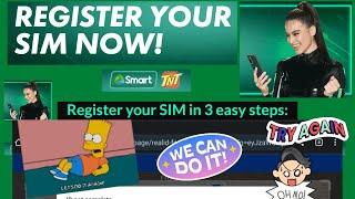 HOW TO REGISTER SMART/TNT SIM CARD NUMBER IN THE PHILIPPINES | STEP BY STEP GUIDE