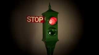 Homemade Animated Semaphore Stop Light