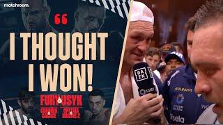 ️ "Rematch!" - Oleksandr Usyk & Tyson Fury React To Undisputed Split Decision