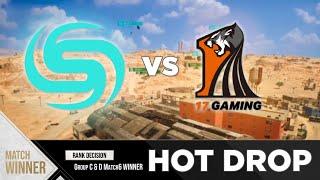 PUBG PGC 2021 | Rank Decision • SONIQS VS 17 GAMING HOT DROPS