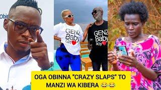 OGA OBINNA "CRAZY SLAPS" TO MANZI WA KIBERA FOR ATTACKING HIS LOVE WITH DEM WA FACEBOOK 