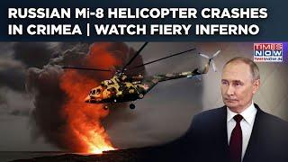 Russian Mi-8 Helicopter Crashes In Black Sea; Historic First Kill By Drone Boat? | Ukraine War