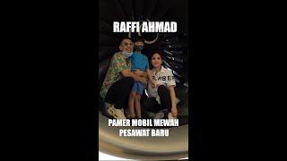 RAFFI AHMAD PAMER MOBIL MEWAH BARU SAMA PESAWAT TERBANG #shorts #felxing #mewah #ferrari