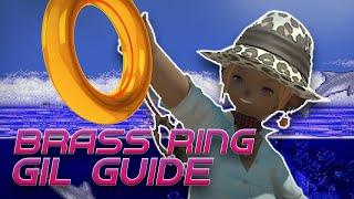 FFXIV - Making INSANE gil guide 12 - BRASS RING OF CRAFTING / FIELDCRAFT DEMIMATERIA I