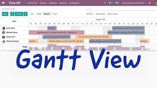 Improved Gantt View in Odoo13