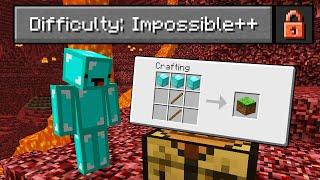 I Played Minecraft on "IMPOSSIBLE++" Difficulty...