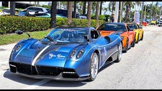 Pagani Huayra, Lamborghini Huracan STO, Mercedes AMG - Supercar Traffic at Prestige Imports Miami