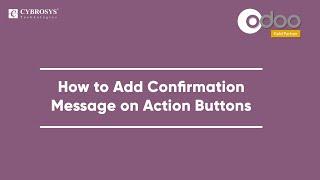 How To Add Confirmation Message on Action Buttons in Odoo