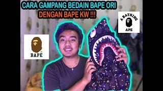 CARA MEMBEDAKAN BAPE ORI DENGAN KW DENGAN MUDAH !