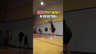 TOP 5 POST MOVES IN BASKETBALL #basketballtraining