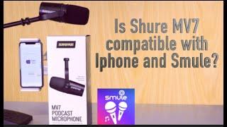 Shure MV7 Mic For Smule