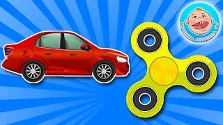 Коллекция любимых игрушек Fidget Spinner и Машинки Новый Сборник Мультики для Детей