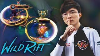 OUTSIDER ZED MEET FAKER PRO PLAYER | LEGIT OR NOT?!! - Wild Rift