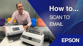 How to scan to email
