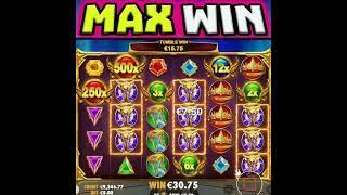 GATES OF OLYMPUS  SLOT MAX WIN ON MY FIRST SPIN OMG THIS IS SO RARE MASSIVE JACKPOT‼️ #shorts