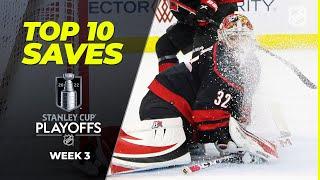 Top 10 Saves from Week 3 of the Stanley Cup Playoffs | NHL