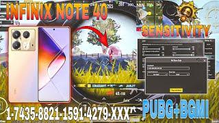 New Update 3.5!!Infinix Note 40 Pubg Sensitivity | Infinix Note 40 Pubg Best Sensitivity New Update