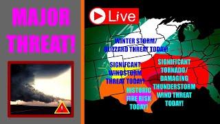 The Wildfire Outbreak and Dust Storm In Texas, As They Unfolded Live -3/4/2025