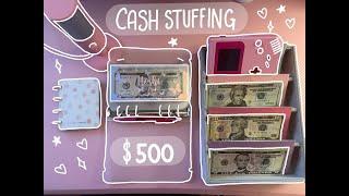 Cash Stuffing | Sinking Funds | $500 | May 2021 | Budget ASMR