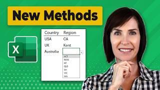 NEW Excel Drop-Down Lists That Adapt to Your Data